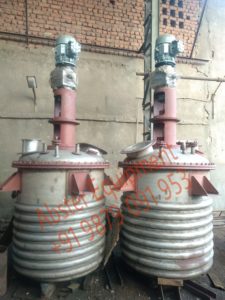 Stainless Steel Jacketed Resin Reactors